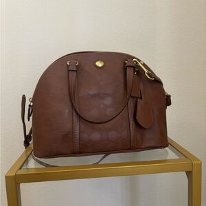 Coach Brown Leather Handbag